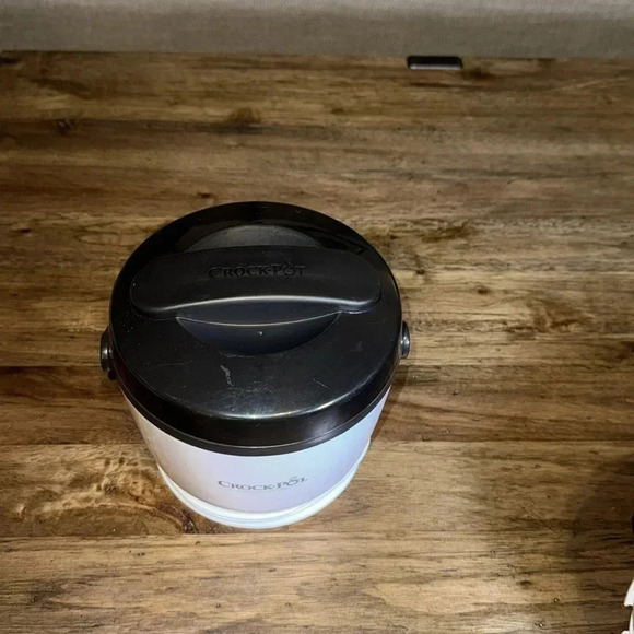 Crockpot Electric Lunch Box, Portable Food Warmer On-the-Go, 20oz Black/White - Picture 3 of 15